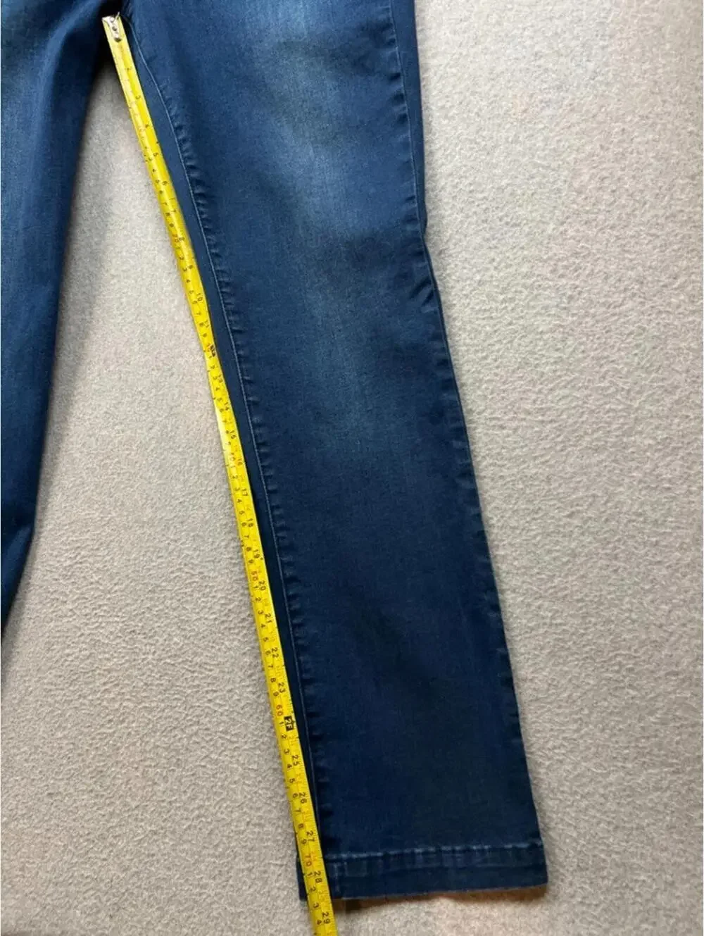 NYDJ LIFTXTUCK Womens Sheri Slim Jeans Size 10 Medium Wash Classic Casual